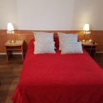 lit deux places rouge